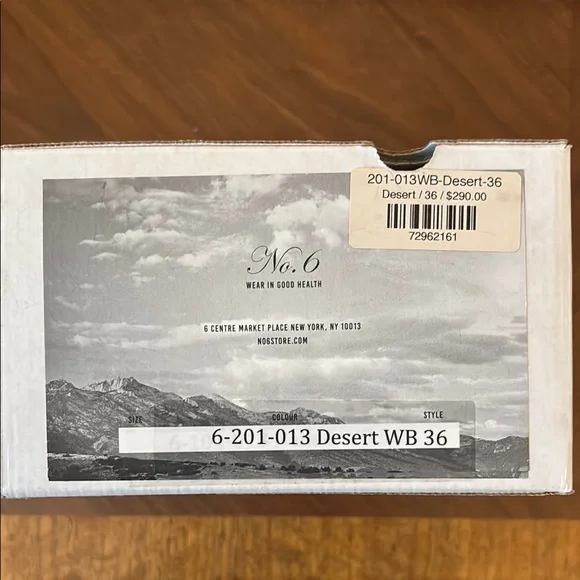 No. 6 Tan Leather Slide Clog Sandals - Picture 5 of 5